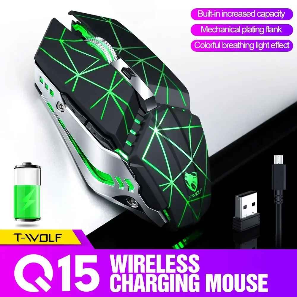 Kablosuz Şarj Edilebilir Oyun Mouse